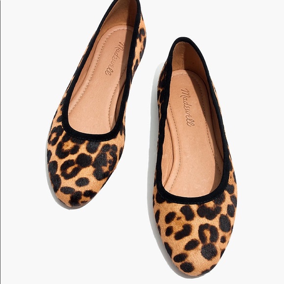 Madewell Shoes - MADEWELL The Reid ballet flat in leopard calf hair